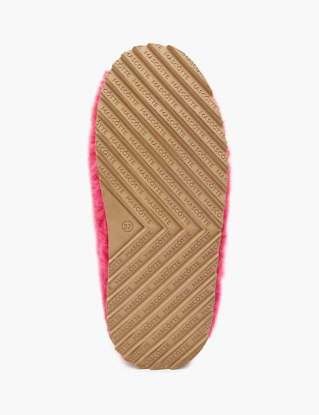 Розовые меховые женские угги MASCOTTE 47-3203434-0406 | ракурс 6