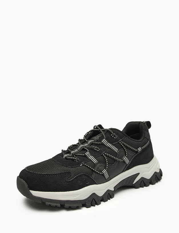 Черные мужские кроссовки MASCOTTE 64-523121-0202 | ракурс 2