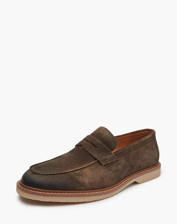 175-5130611-3200M Полуботинки мужские велюр/нат.кожа корич, Mascotte