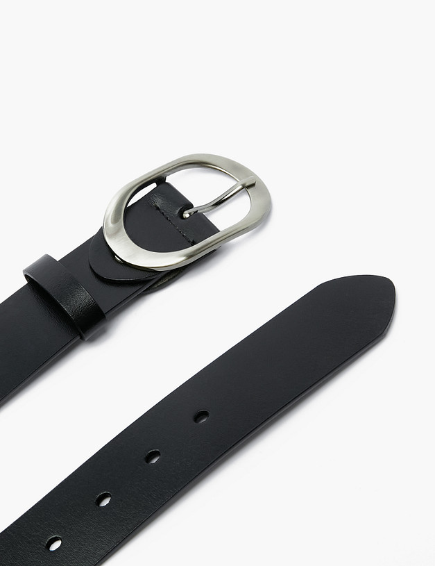 Черный женский ремень MASCOTTE 701-2207-602 | ракурс 3