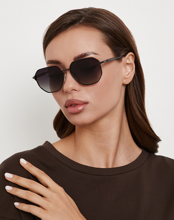 793-6127-7709 Очки женские и.мат. корич, Mascotte