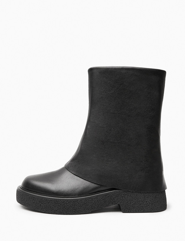 Черные женские полусапоги MASCOTTE 233-4244022-3100M | ракурс 4