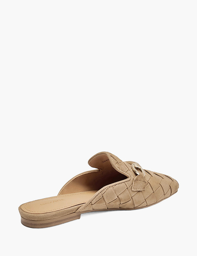 Бежевые женские сабо MASCOTTE 234-612211-0608 | ракурс 3