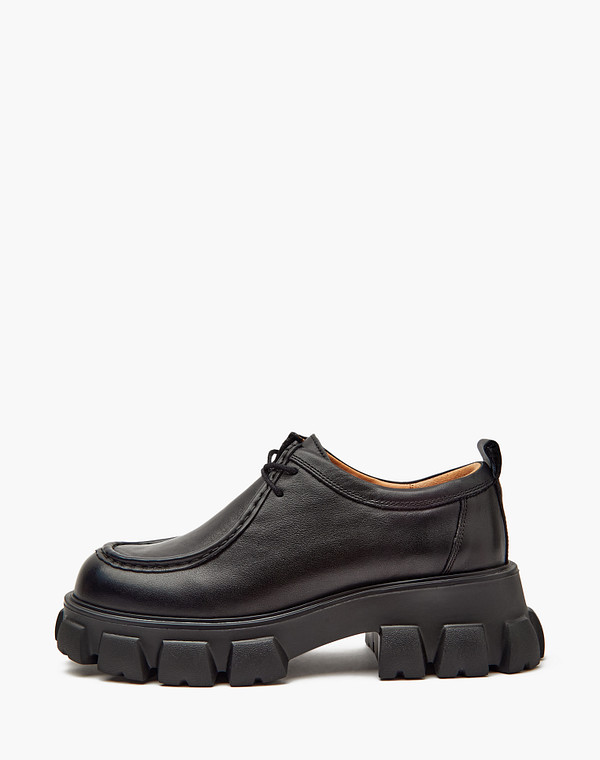 58-410511-7100M Полуботинки женские нат.кожа/нат.кожа черн, Mascotte Lite