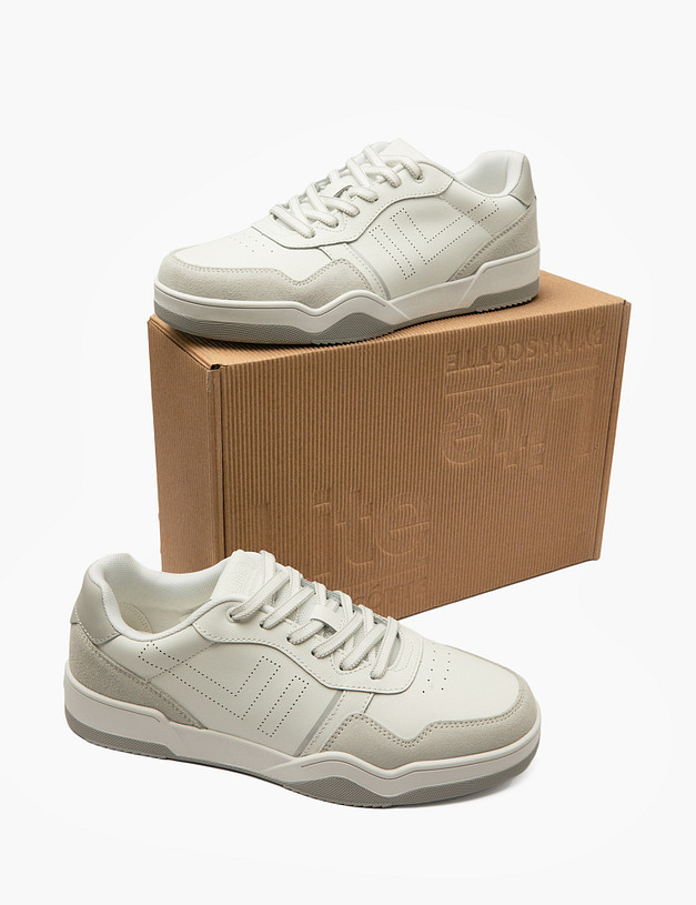 Белые мужские кеды MASCOTTE 189-5130221-0601 | ракурс 8