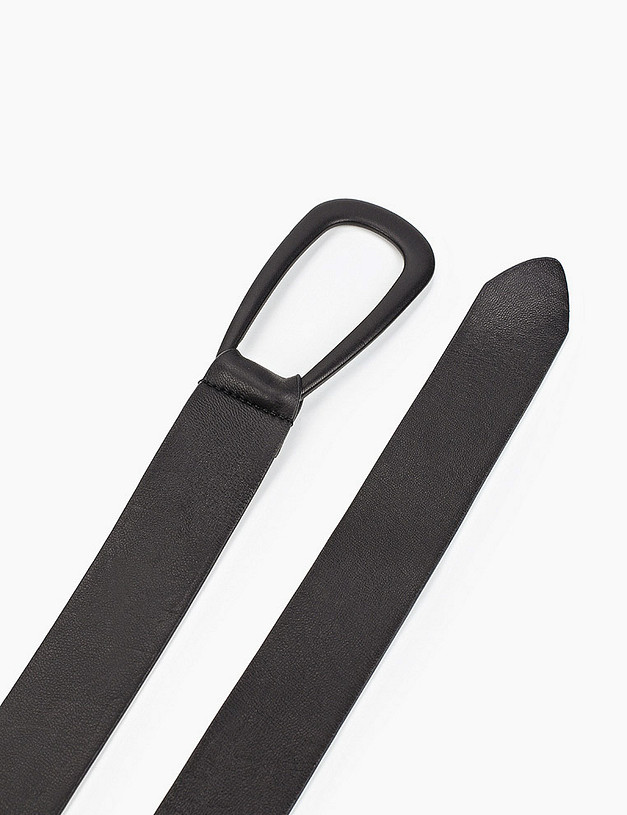 Черный женский ремень MASCOTTE 703-1204-102 | ракурс 2