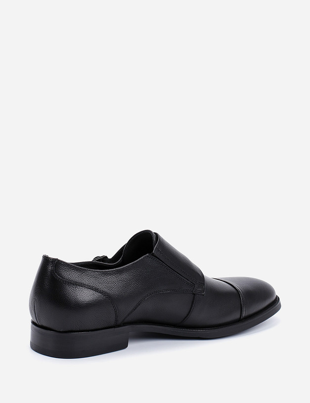 Черные мужские монки из кожи MASCOTTE 128-120719-0102 | ракурс 5