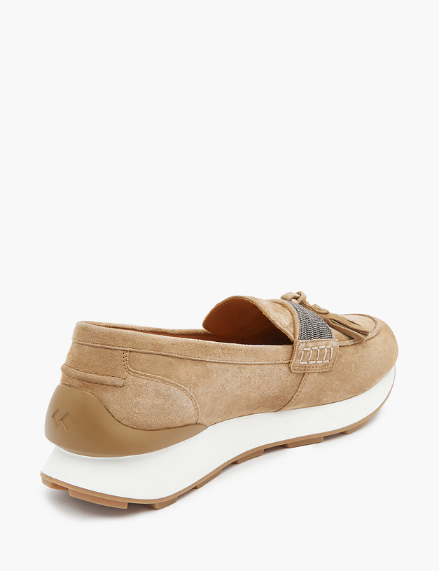 Бежевые женские лоферы MASCOTTE 58-3202413-3671M | ракурс 3