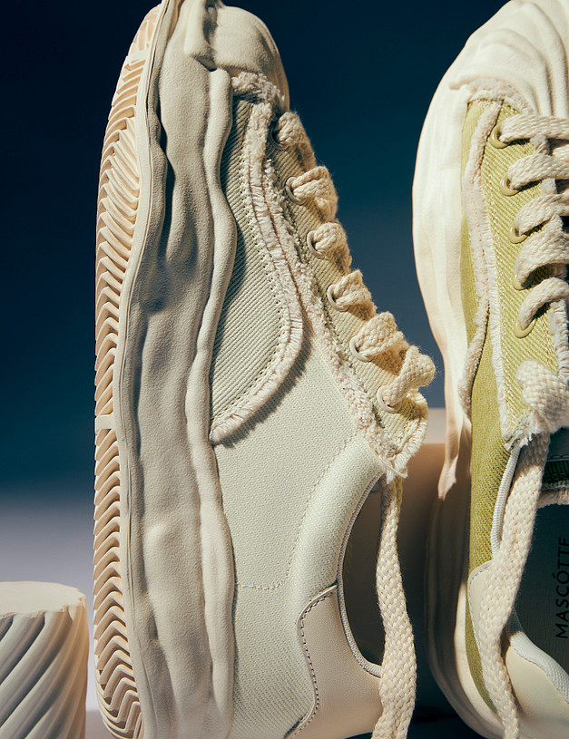 Молочные женские кеды MASCOTTE 234-315421-0201 | ракурс 1