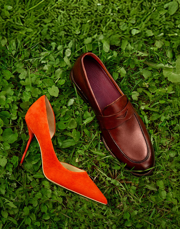 Мужские лоферы цвета молочного шоколада 5990₽