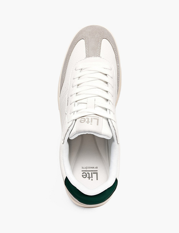 Белые мужские полуботинки MASCOTTE 189-611021-0601 | ракурс 4