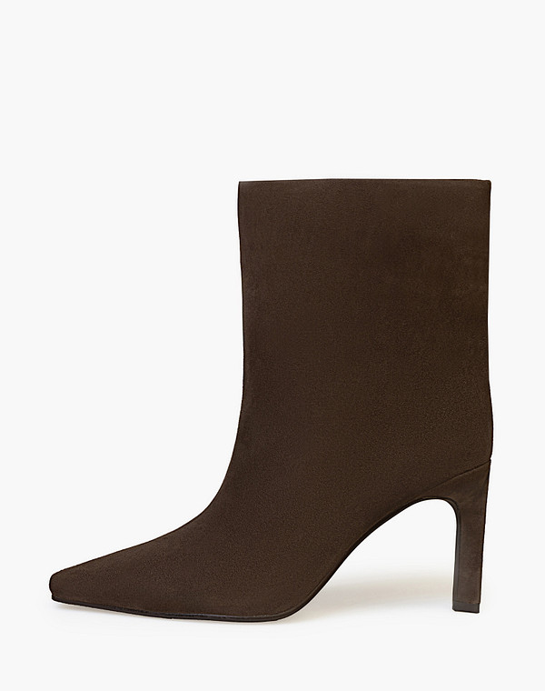 126-610321-4680M Полусапоги женские велюр/ворсин корич, Mascotte