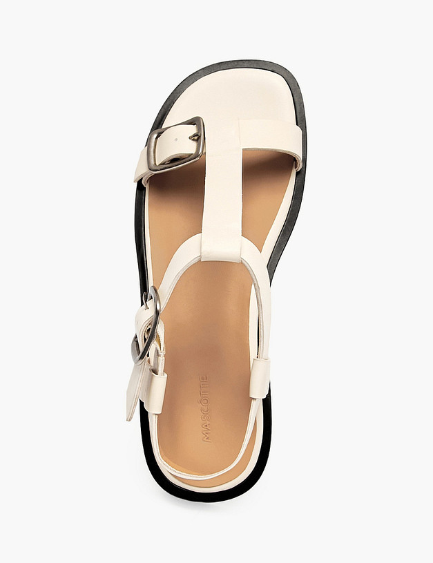 Молочные женские сандалии MASCOTTE 126-6102212-7157M | ракурс 4