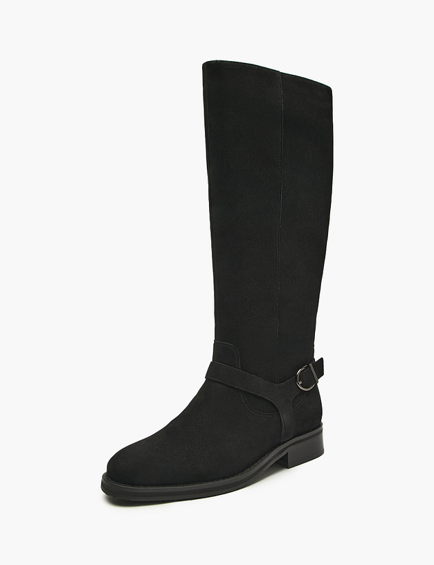 Черные женские сапоги MASCOTTE 22-5280723-3605M | ракурс 2 Черные женские сапоги MASCOTTE 22-5280723-3605M | ракурс 2