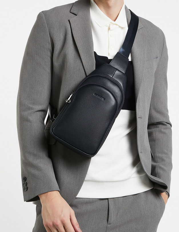 Синяя мужская сумка MASCOTTE 604-2153-103 | ракурс 1