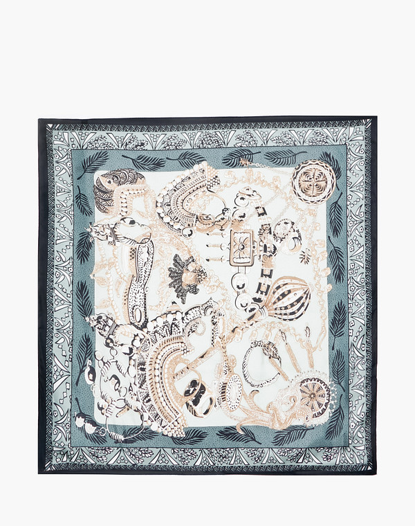 763-2202-2404 Платок женский зелен, Mascotte