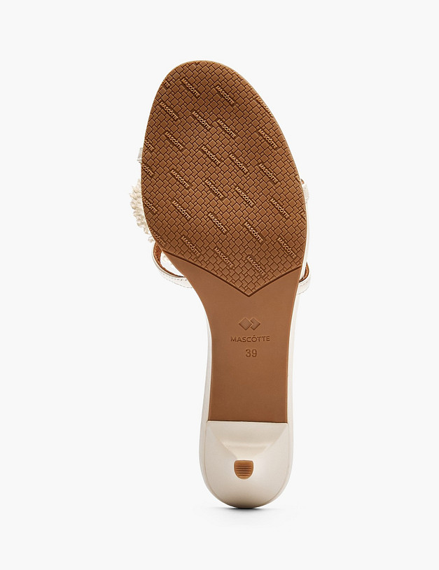 Молочные женские сабо MASCOTTE 233-6102912-0501 | ракурс 5