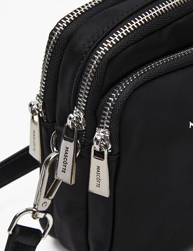 Черная женская сумка MASCOTTE 670-4113-202 | ракурс 5 Черная женская сумка MASCOTTE 670-4113-202 | ракурс 5