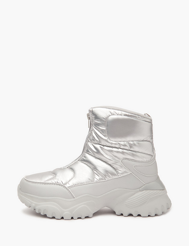 Серебристые женские дутики MASCOTTE 64-320221-0216 | ракурс 3