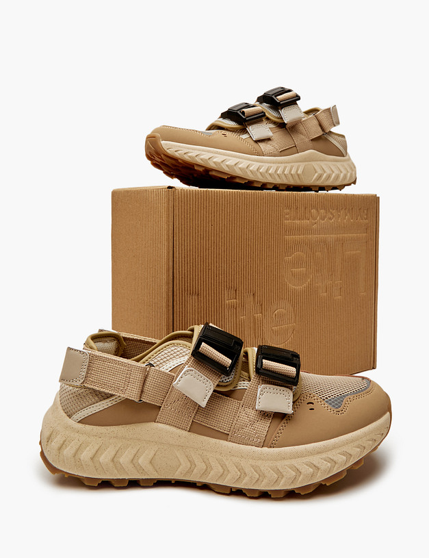 Бежевые женские кроссовки MASCOTTE 181-411521-0201 | ракурс 7 Бежевые женские кроссовки MASCOTTE 181-411521-0201 | ракурс 7