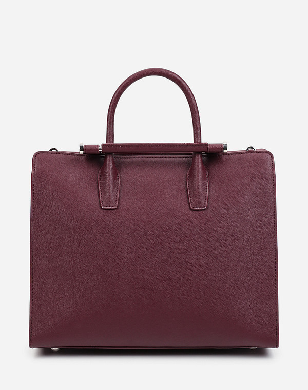 658-1102-617 Сумка женская кож.спилок/текстиль бордо, M, Mascotte