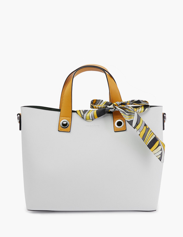 Белая женская сумка MASCOTTE 670-0105-601 | ракурс 2 Белая женская сумка MASCOTTE 670-0105-601 | ракурс 2