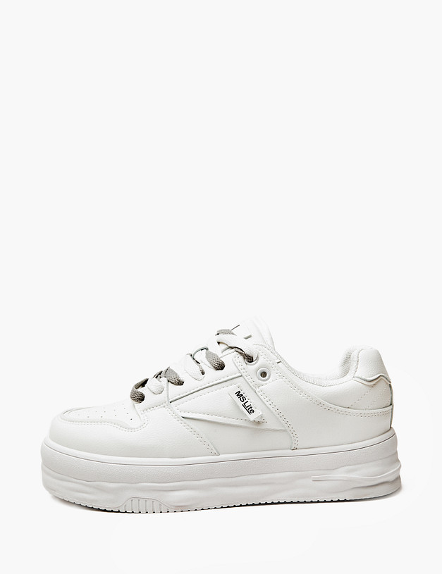 Белые женские кеды MASCOTTE 64-411021-0601 | ракурс 2