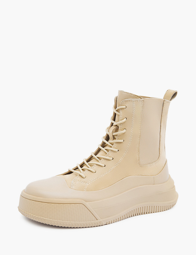 Бежевые женские ботинки MASCOTTE 22-3204823-4625M | ракурс 2