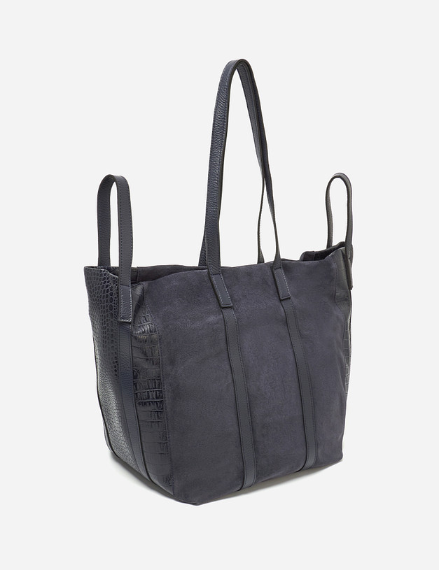 Синяя женская сумка MASCOTTE 697-1225-0603 | ракурс 3