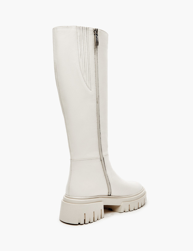 Молочные женские зимние сапоги MASCOTTE 233-22656310-7115M | ракурс 3