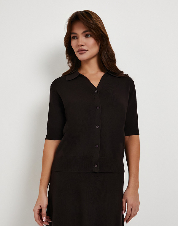 852-6125-2409 Джемпер женский темн-коричн, Mascotte