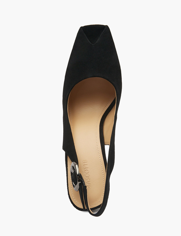 Черные женские босоножки MASCOTTE 175-5163012-3605M | ракурс 4