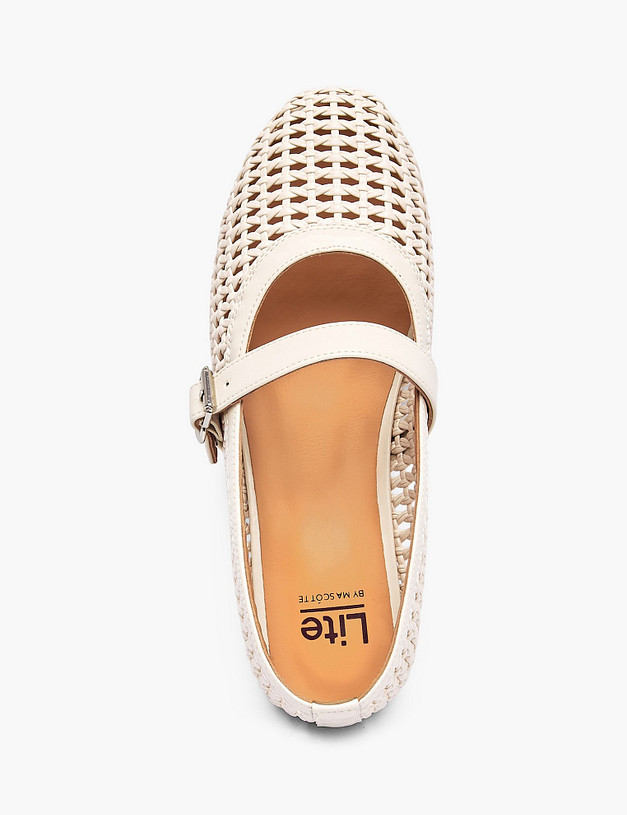 Молочные женские туфли MASCOTTE 234-612791-0601 | ракурс 4