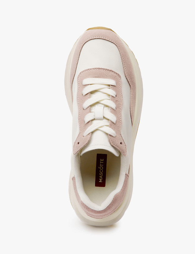 Розовые женские кроссовки MASCOTTE 234-312421-0206 | ракурс 6