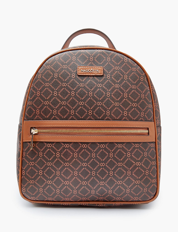 Коричневый женский рюкзак MASCOTTE 604-3201-609 | ракурс 2