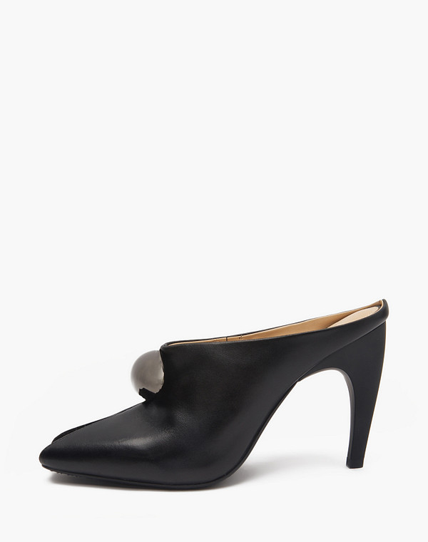 175-5163011-3501M Туфли летние женские нат.кожа/нат.кожа черн, Mascotte