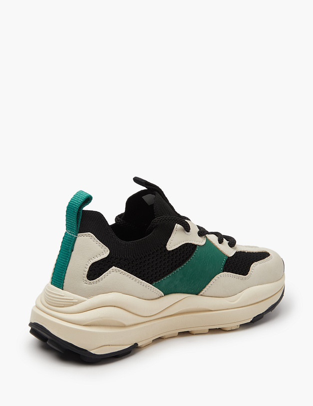 Молочные детские кроссовки с сетчатыми вставками MASCOTTE 234-413721-0604 | ракурс 5