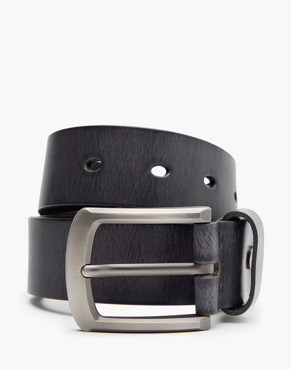 703-3106-102 Ремень муж. нат.кожа синий, Mascotte