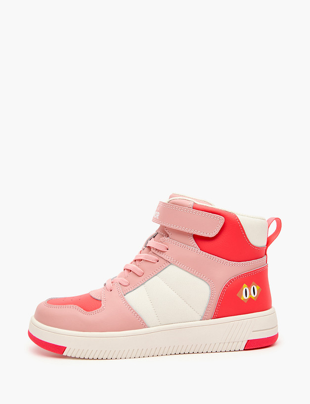 Розовые кроссовки для девочек MASCOTTE 151-322241-0606 | ракурс 3 Розовые кроссовки для девочек MASCOTTE 151-322241-0606 | ракурс 3