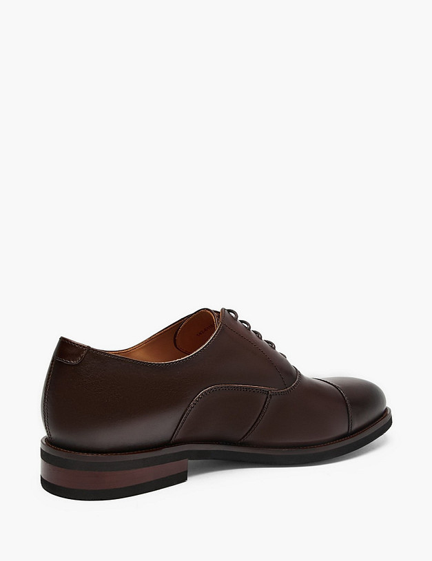 Коричневые мужские оксфорды MASCOTTE 142-611011-0109 | ракурс 3