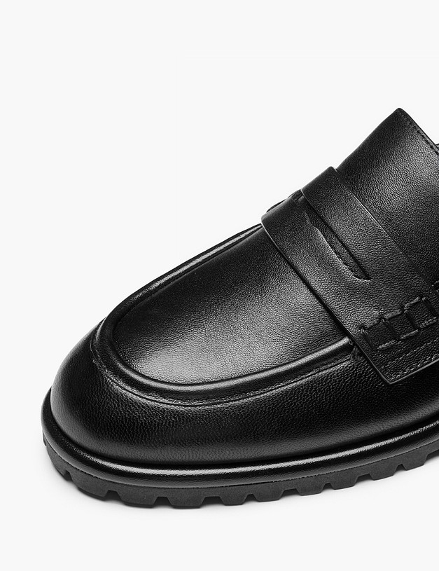 Черные женские лоферы MASCOTTE 233-621021-0502 | ракурс 7