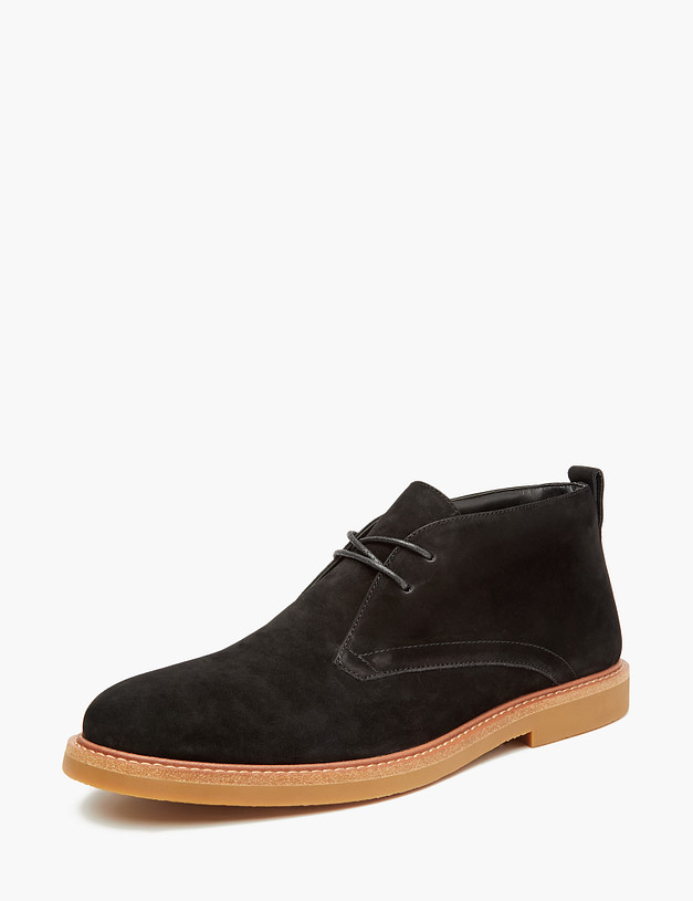 Черные мужские полуботинки MASCOTTE 15-1272421-3301M | ракурс 2