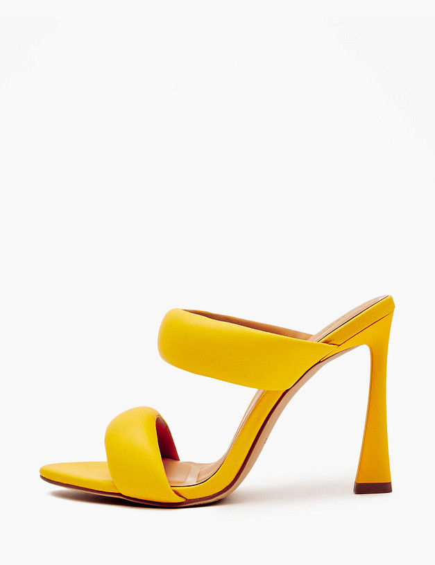 Желтые женские мюли MASCOTTE 175-4123012-7520M | ракурс 2