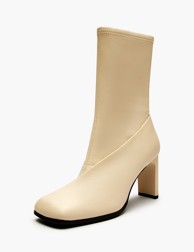 Молочные женские ботильоны MASCOTTE 175-5281321-7168M | ракурс 2