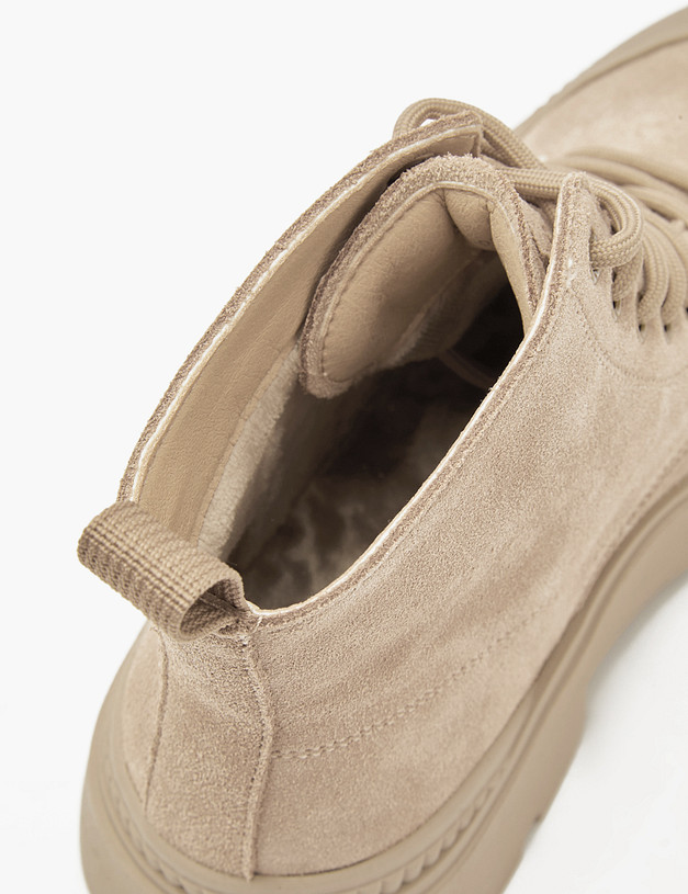 Бежевые женские ботинки MASCOTTE 234-325921-0208 | ракурс 7 Бежевые женские ботинки MASCOTTE 234-325921-0208 | ракурс 7