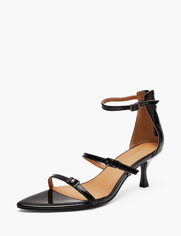 Черные женские босоножки MASCOTTE 233-6103011-3701M | ракурс 2