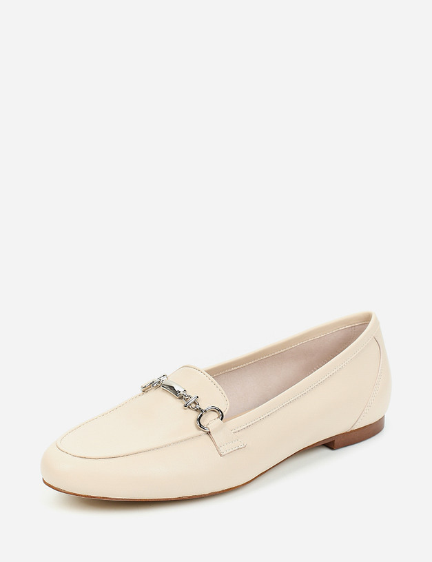 Бежевые женские лоферы MASCOTTE 15-1102111-3529M | ракурс 3 Бежевые женские лоферы MASCOTTE 15-1102111-3529M | ракурс 3