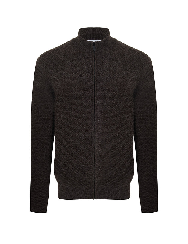 Коричневый мужской кардиган MASCOTTE 971-5208-509 | ракурс 7