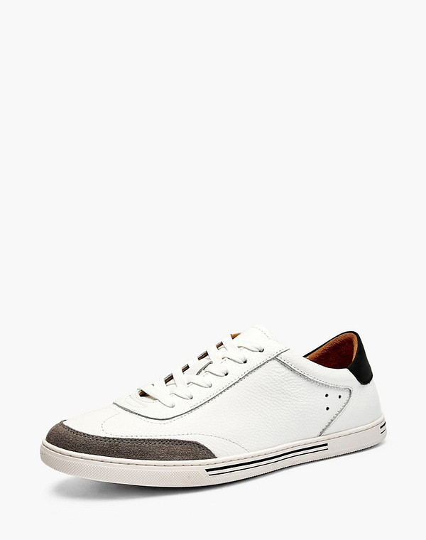 22-610211-0101 Полуботинки для активного отдыха мужские нат.кожа-велюр/текстиль-нат.кожа бел-серый, Mascotte