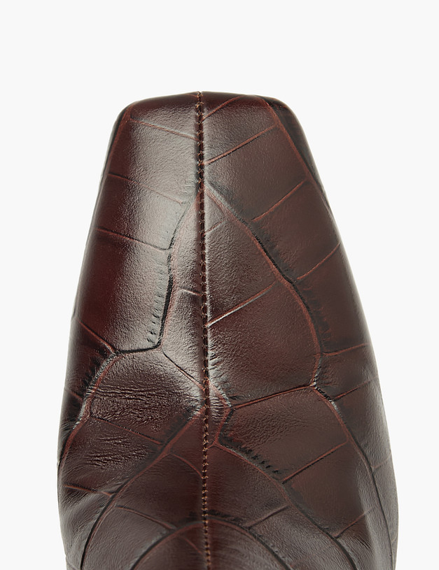 Коричневые женские челси с тиснением MASCOTTE 126-424023-0109 | ракурс 5